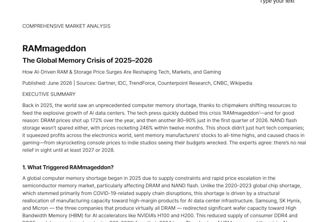 write professional ai, technology, and gaming articles